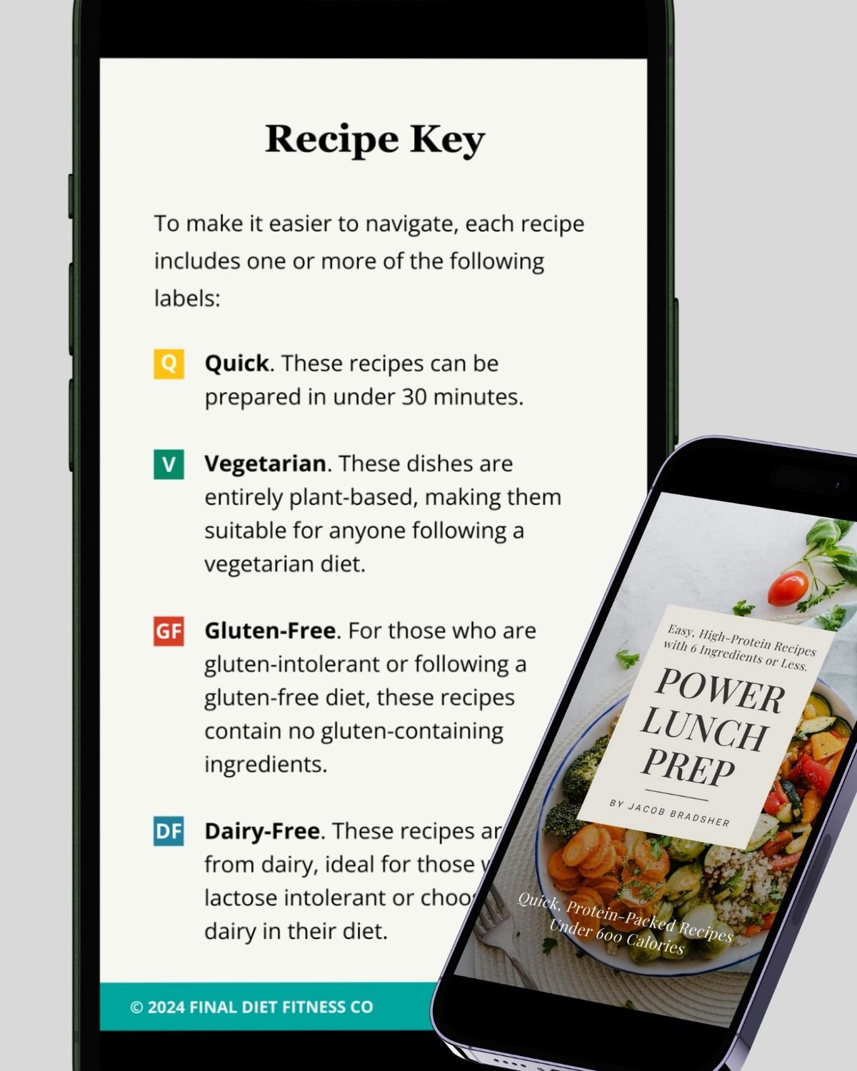 Power Lunch Prep Recipe Book