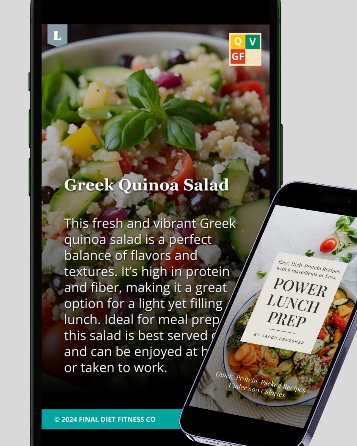 Power Lunch Prep Recipe Book