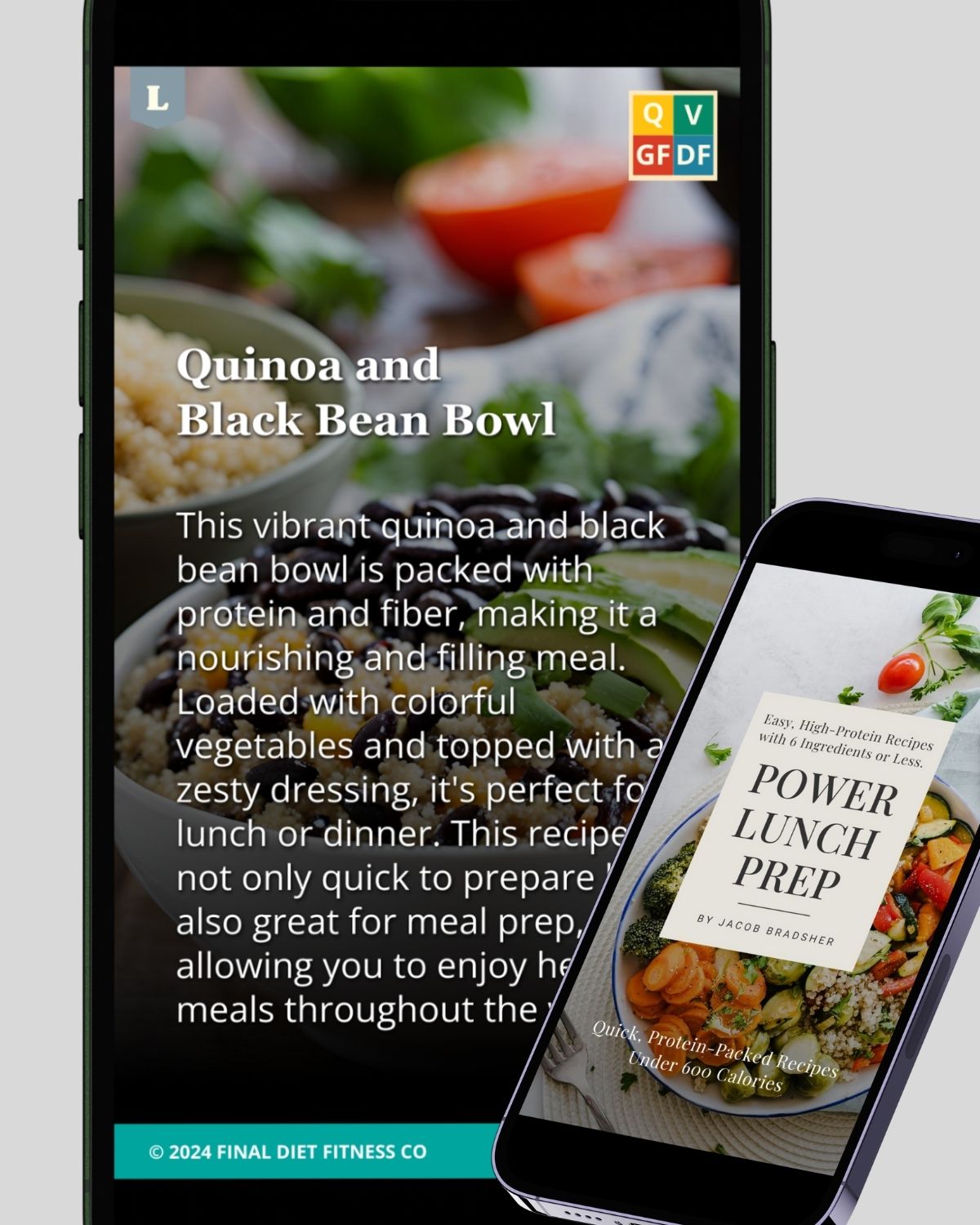 Power Lunch Prep Recipe Book