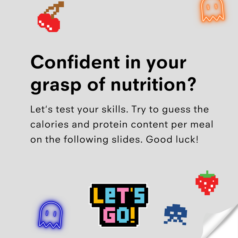 Let's Play! Confident in Your Grasp of Nutrition