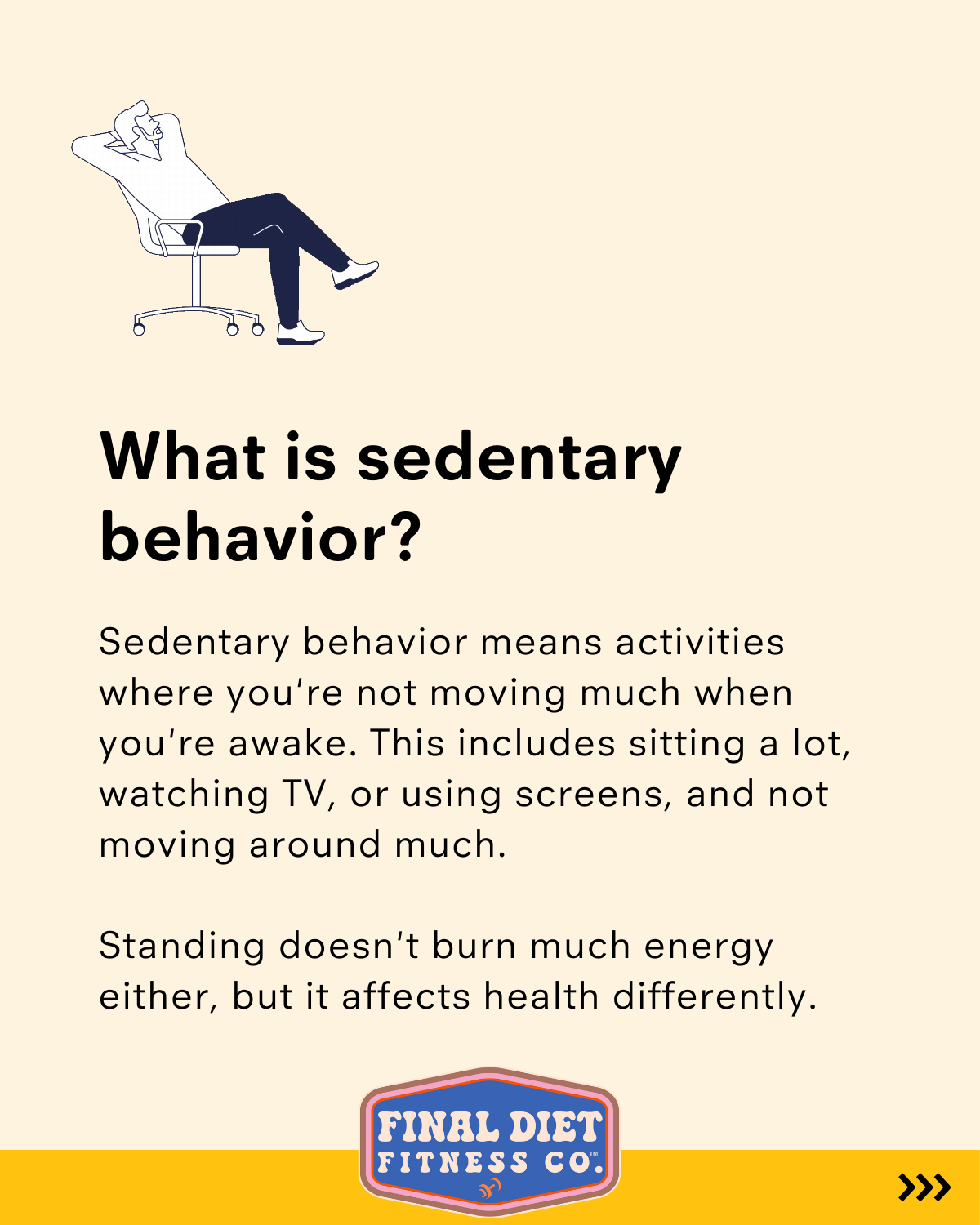 What is Sedentary Behavior?