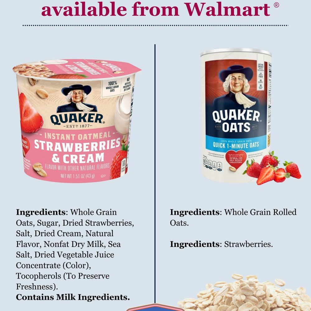 Oatmeal Swap from Walmart