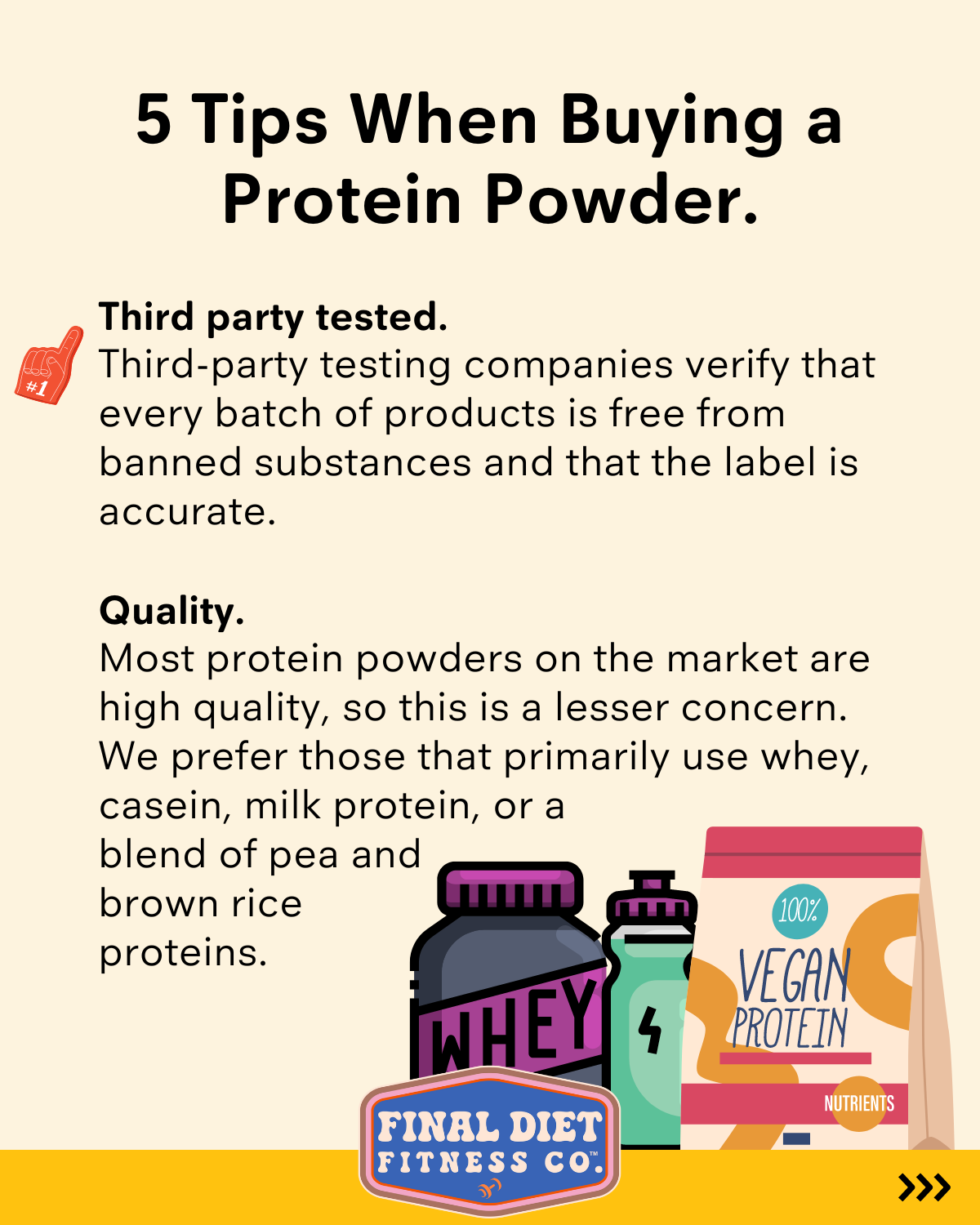 5 Tips When Buying a Protein Powder