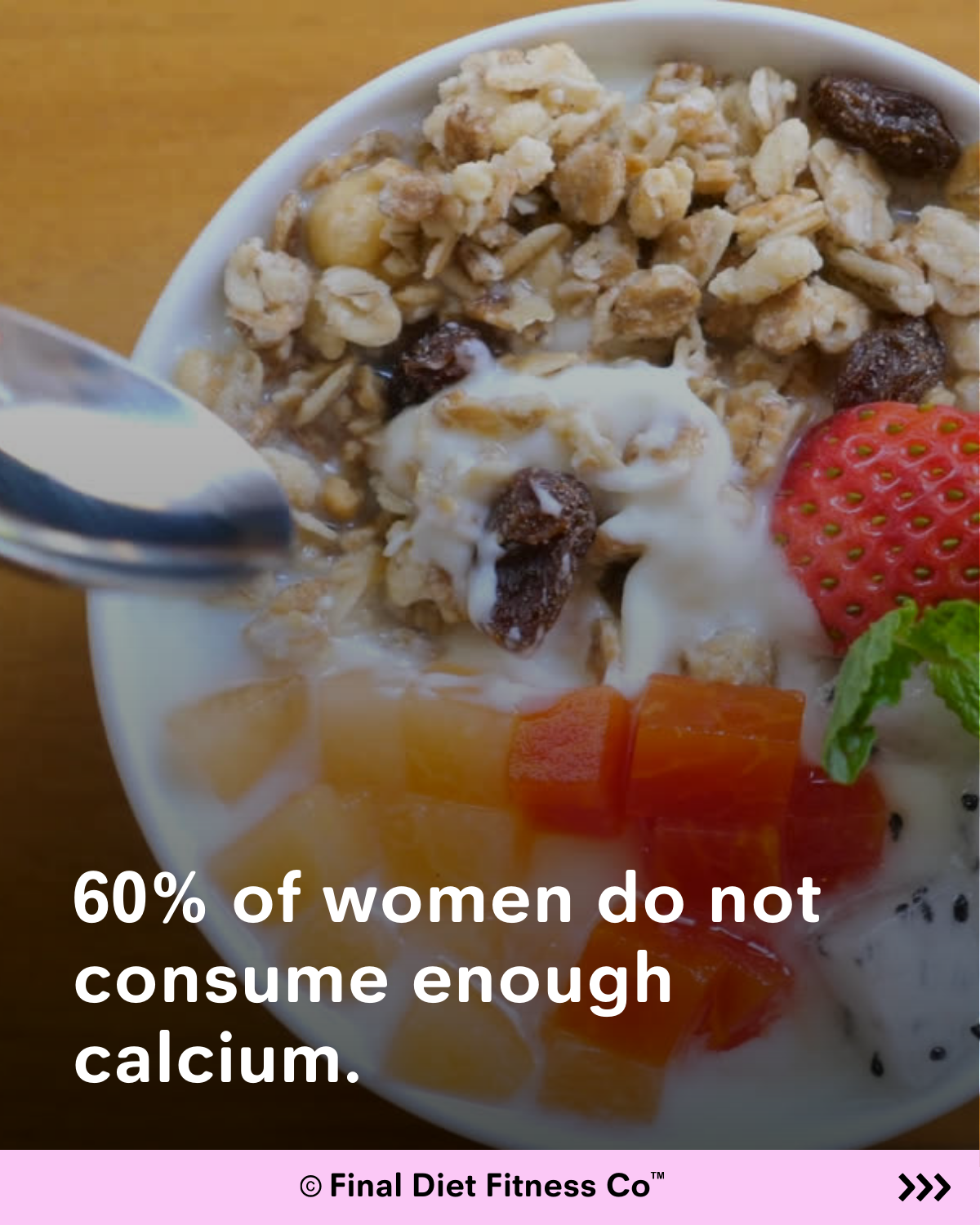 60% of Women Don't Consume Enough Calcium