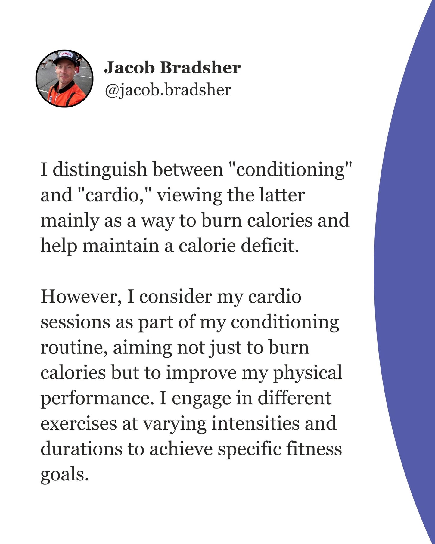 Conditioning Vs Cardio