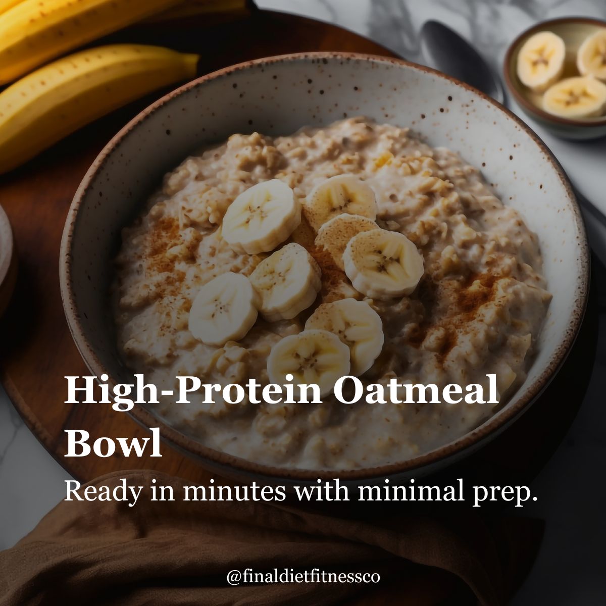 High-Protein Oatmeal Bowl Recipe – Easy, Quick, and Packed with Fiber