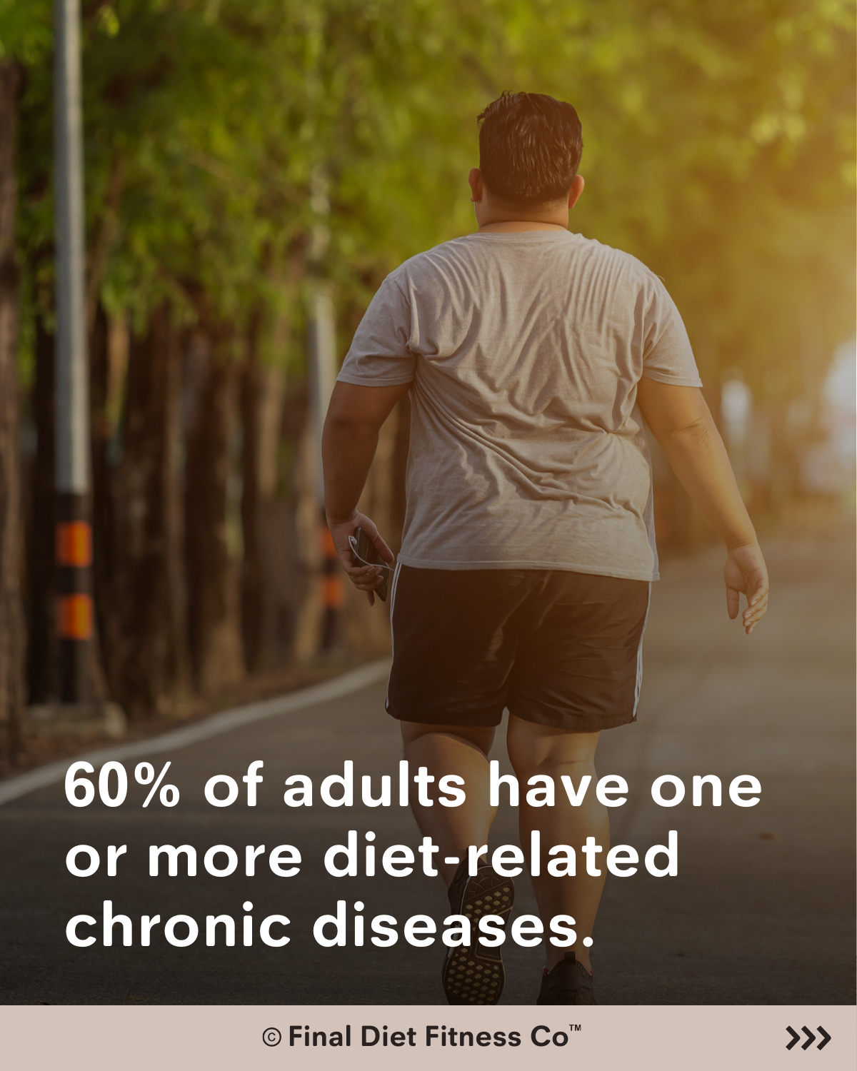 60% of Adults have 1 or More Diet-Related Chronic Diseases