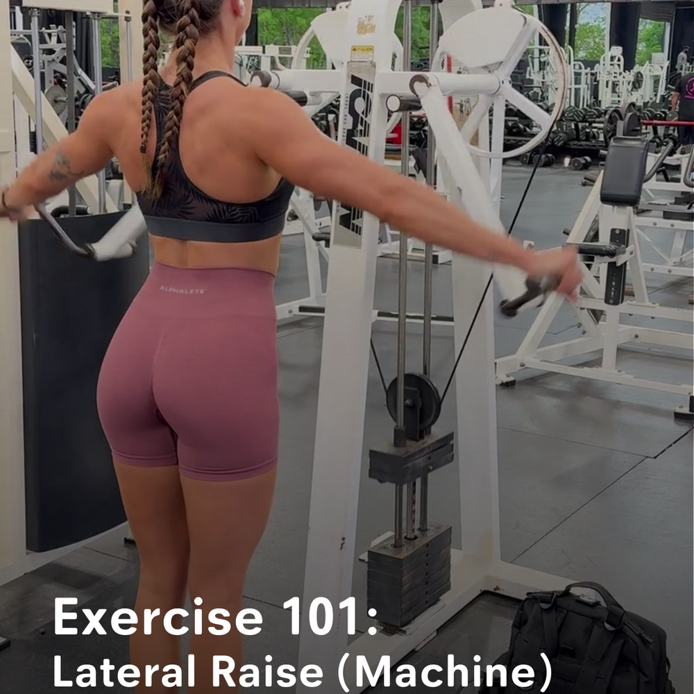 Exercise 101: Lateral Raise (Machine)