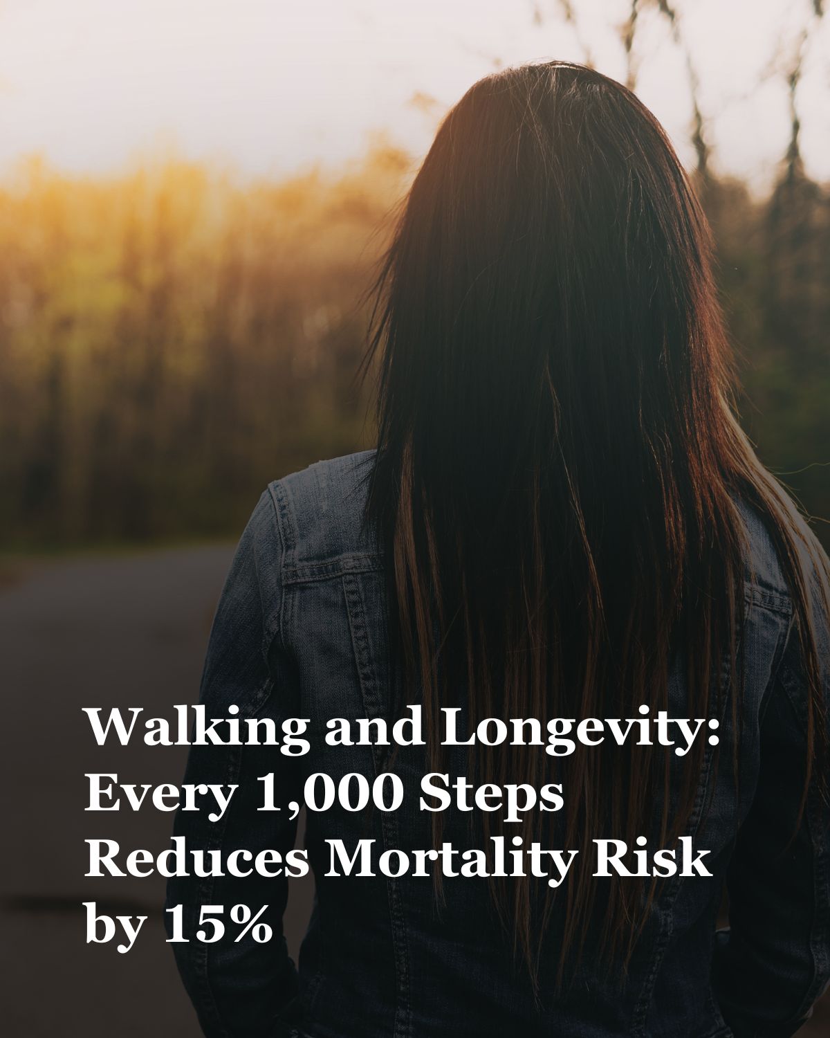 Every Additional 1,000 Steps Reduced the Risk of Death by 15%