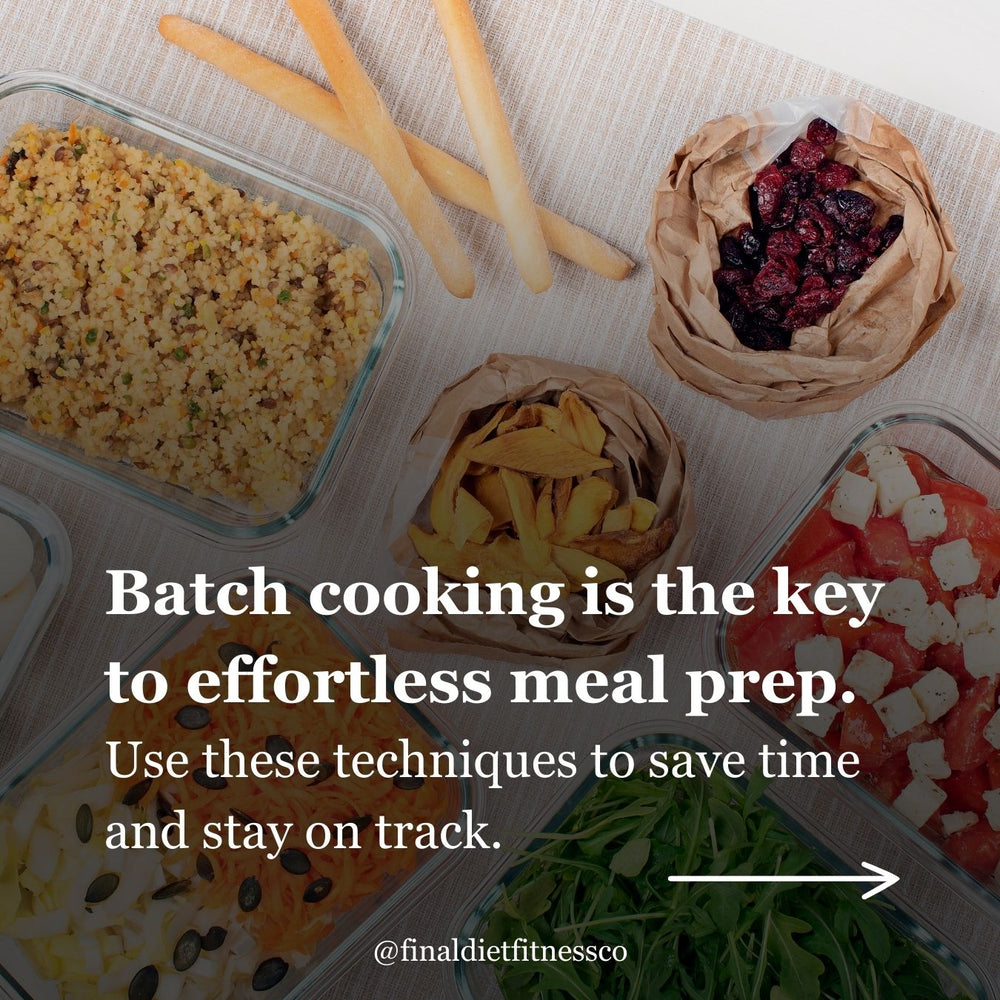 Batch Cooking Techniques for Meal Prep