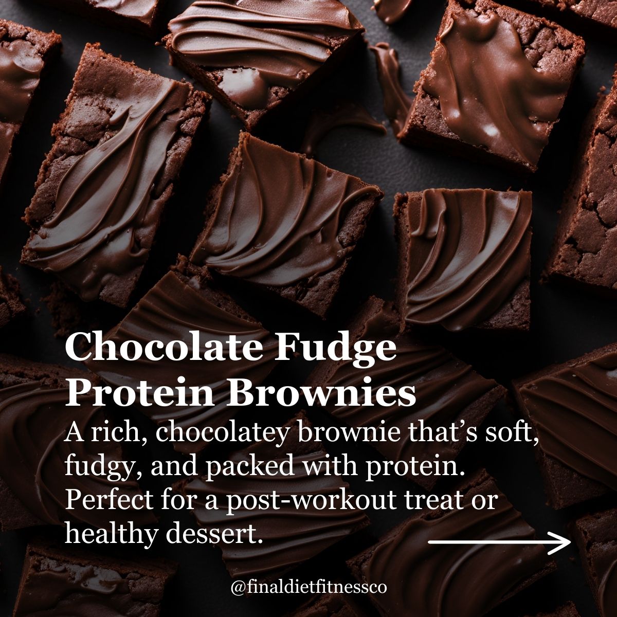 Chocolate Fudge Protein Brownies – High-Protein, Guilt-Free Treat