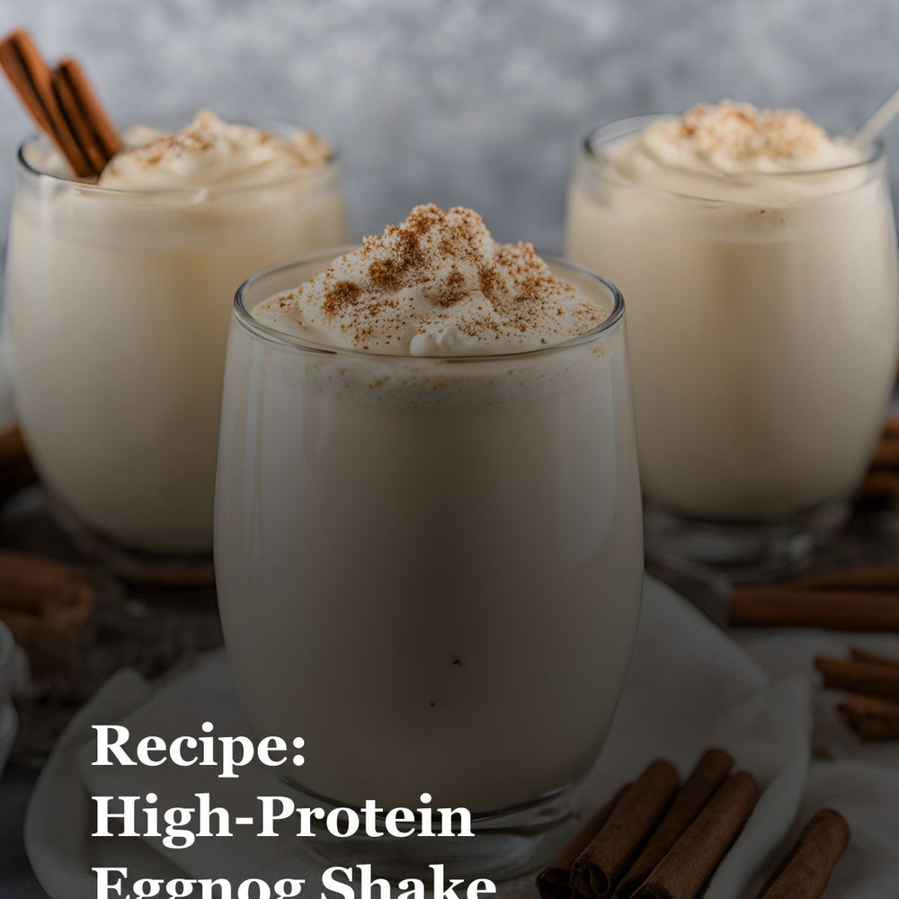 High-Protein Eggnog Shake