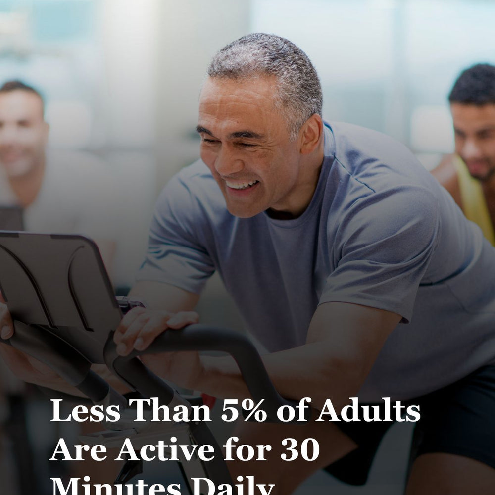 A Shocking Statistic: Less Than 5% of Adults Are Active for 30 Minutes Daily