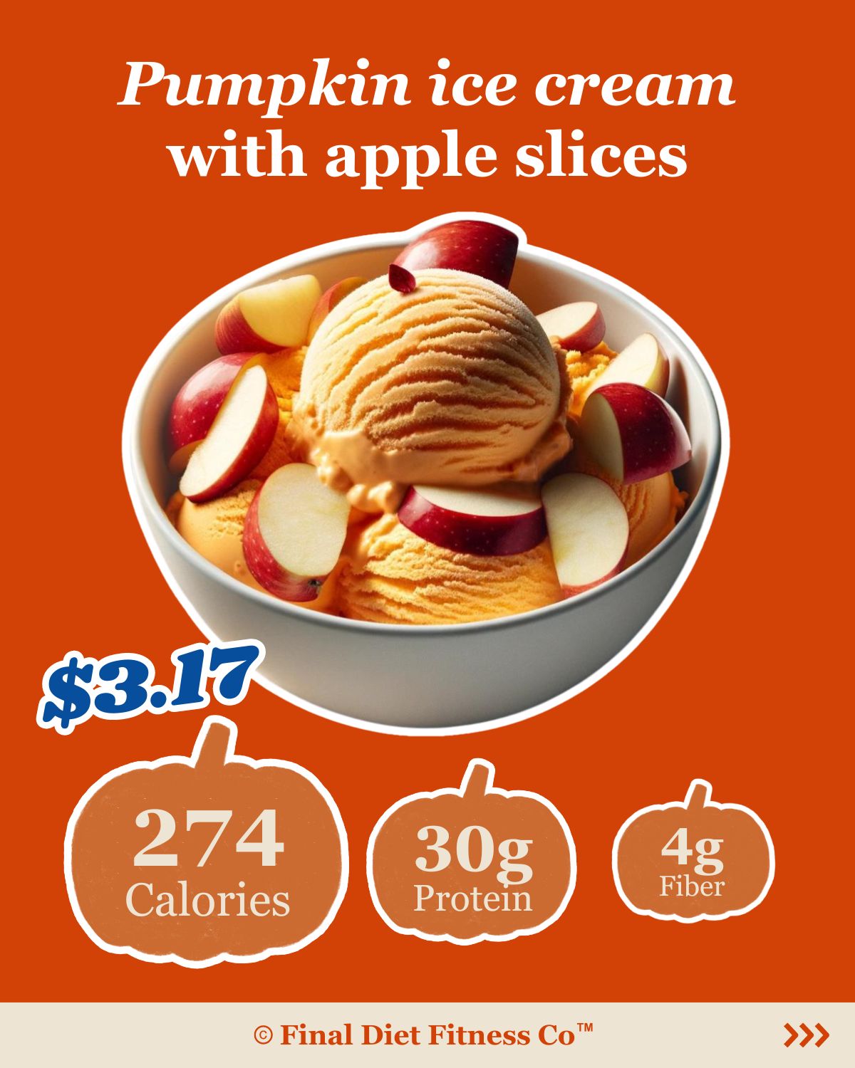 Pumpkin High-Protein Ice Cream