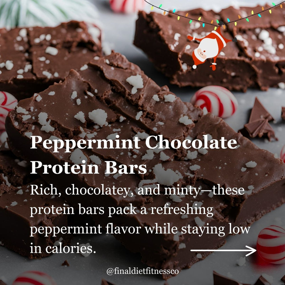Peppermint Chocolate Protein Bars: A Festive, High-Protein Treat