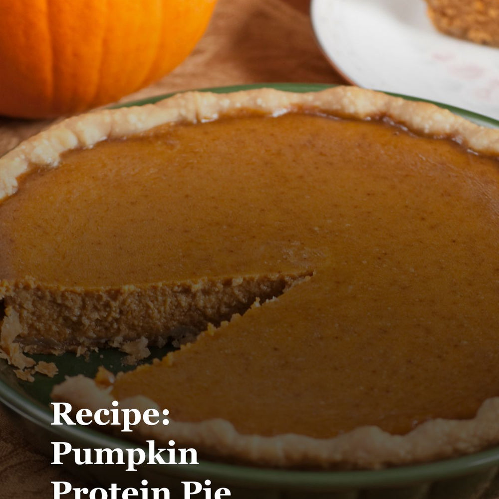 Pumpkin Protein Pie: A Healthy, High-Protein Thanksgiving Dessert