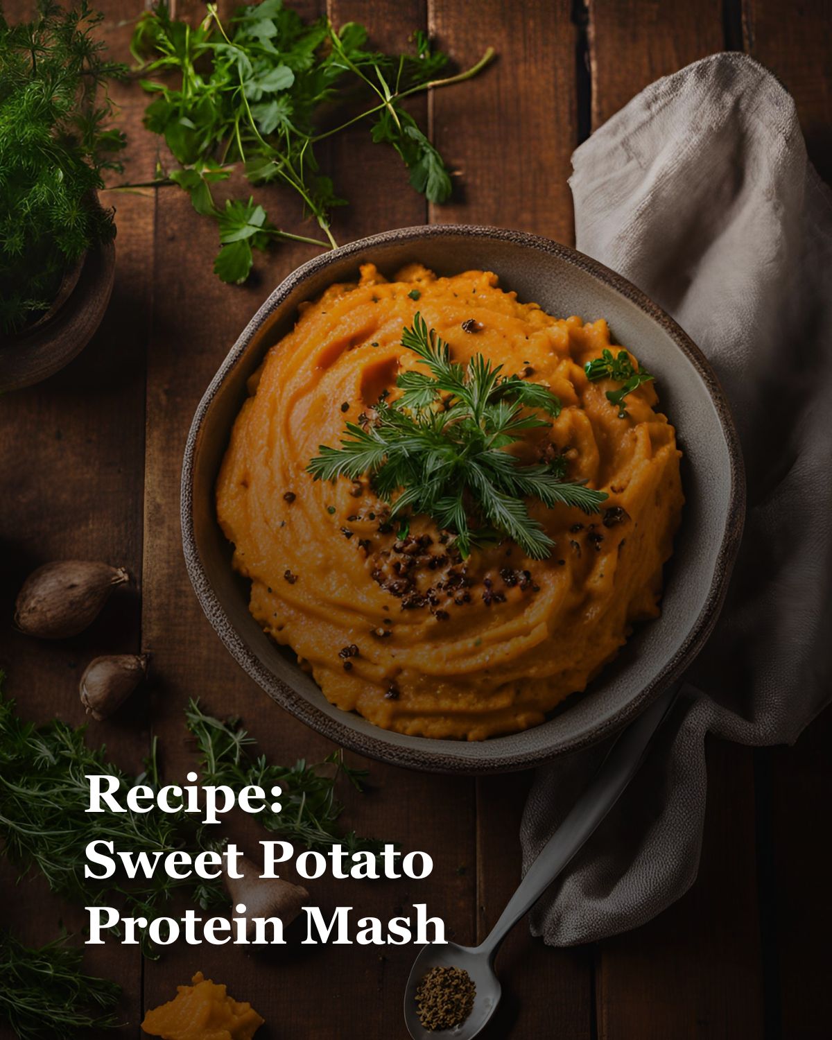 Sweet Potato Protein Mash: A Healthy, Protein-Packed Side Dish