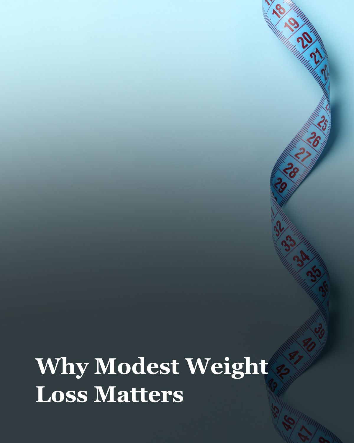 Why Modest Weight Loss Matters