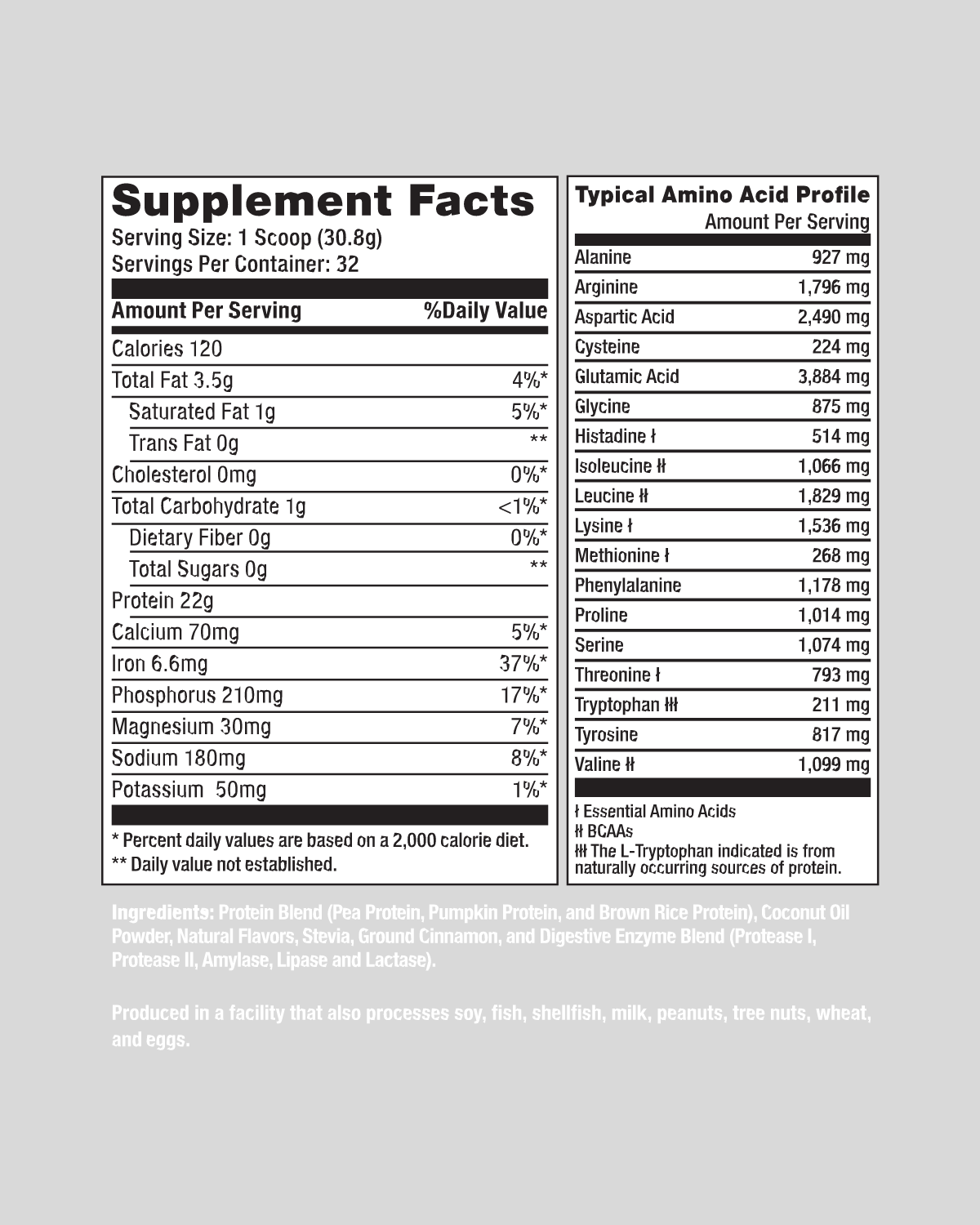 
                  
                    Vegan Protein Isolate
                  
                